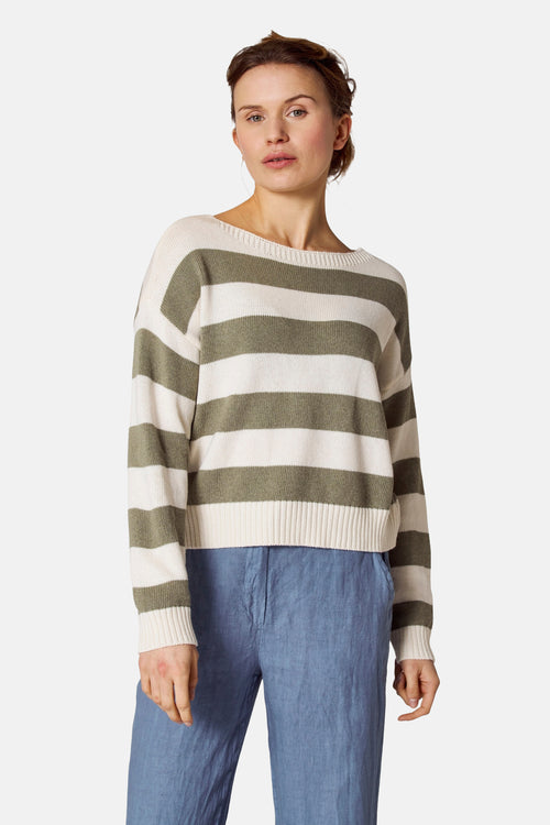 Pull col rond Vert - COPINES D'ANVERS