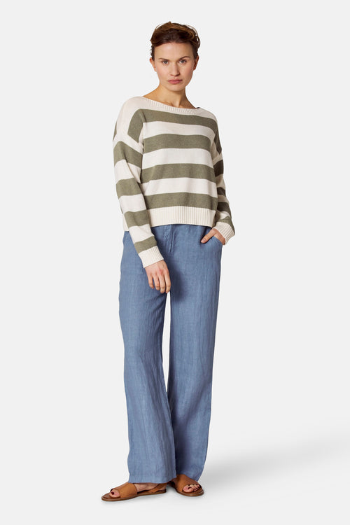 Pull col rond Vert - COPINES D'ANVERS