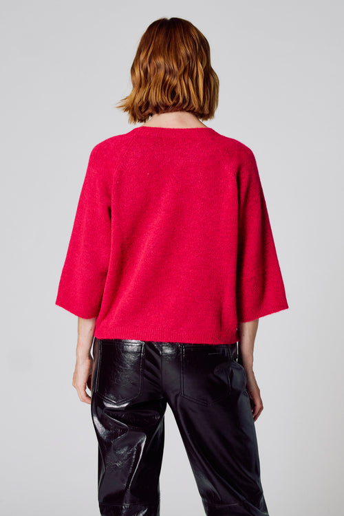 Pull col rond rouge - COPINES D'ANVERS
