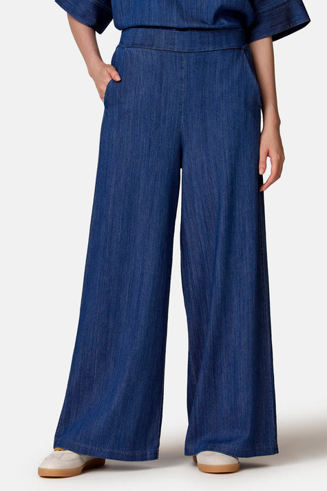Broek - Mid blue denim
