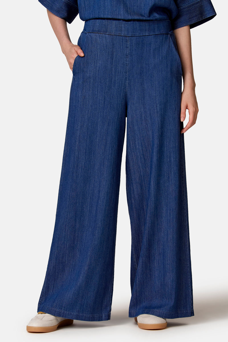 Broek - Mid blue denim