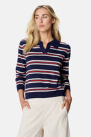 Pull col V - multicolore