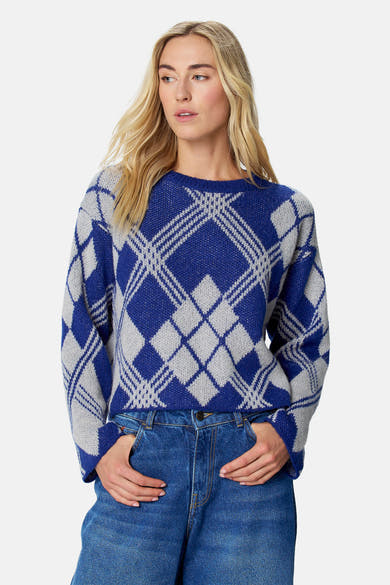 Pull col O - multicolore