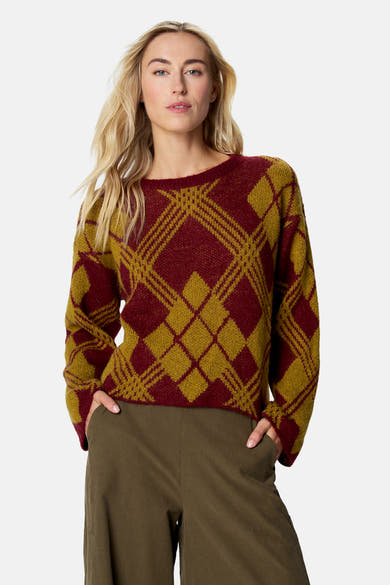 Pull col O - multicolore