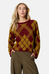 Pull col O - multicolore