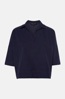 Blouse à manches courtes - bleu