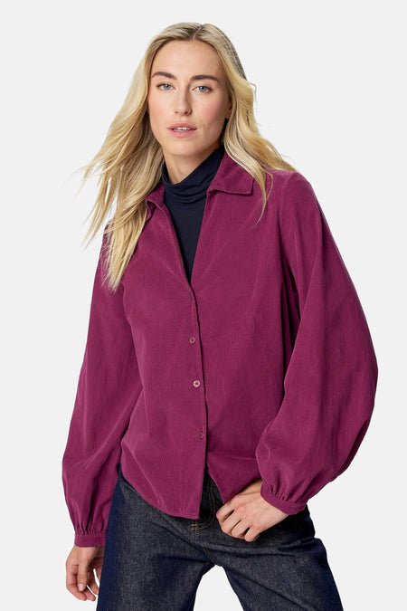 Blouse à manches longues - Bordeaux