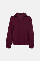 Blouse à manches longues - Bordeaux
