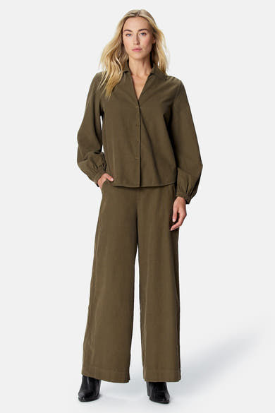 Blouse à manches longues - vert