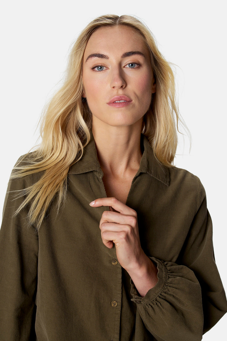 Blouse à manches longues - vert