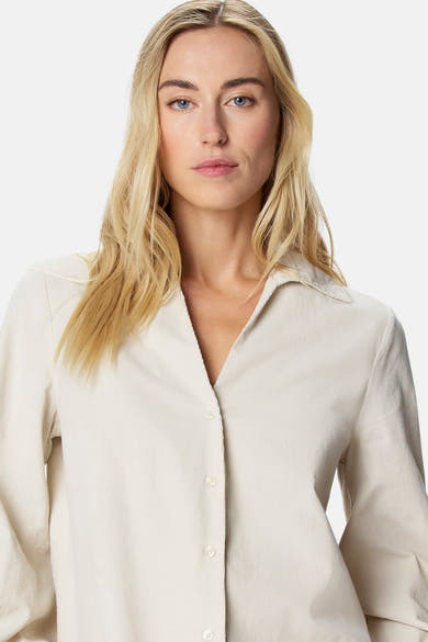 Blouse à manches longues - blanc