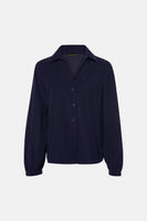 Blouse à manches longues - bleu