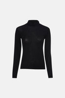 T-shirt à col roulant - noir