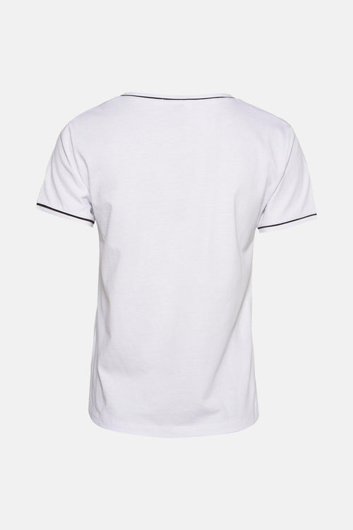 Top uni manches courtes Blanc - Naf Naf