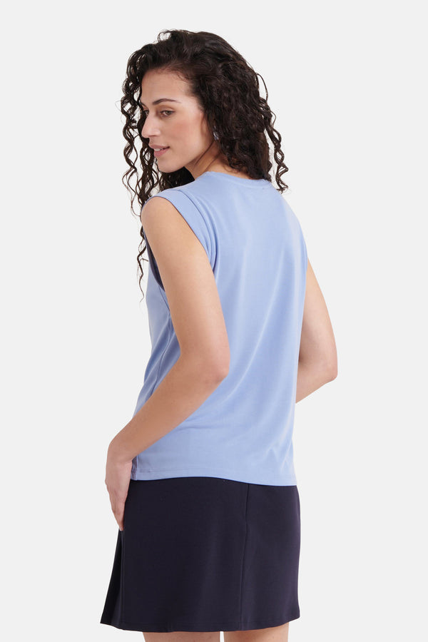 Top (sans manches) Bleu - NAF NAF