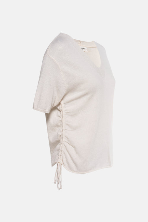 Pull col V Écru - Naf Naf