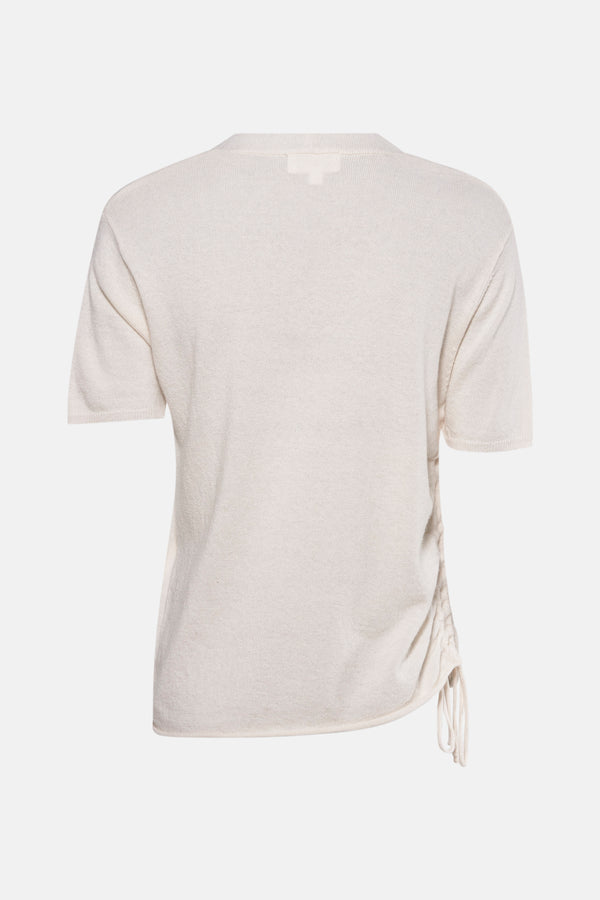Pull col V Écru - Naf Naf
