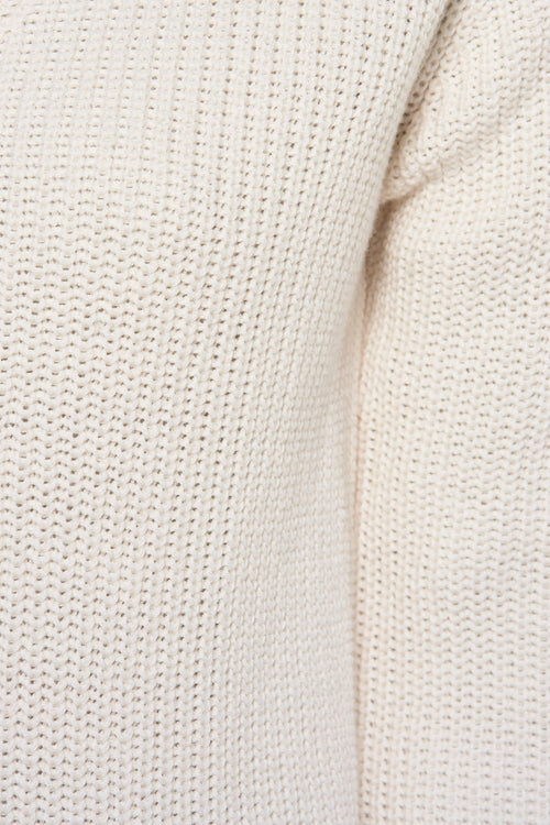 Pull col rond Écru - NAF NAF