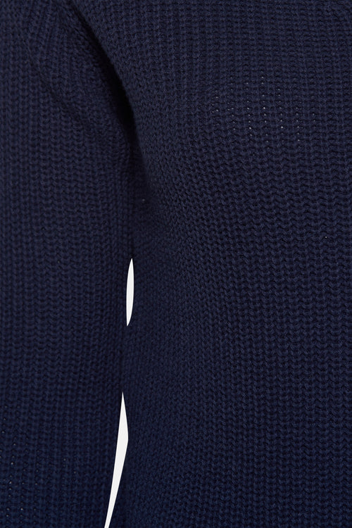 Pull col rond Bleu - NAF NAF