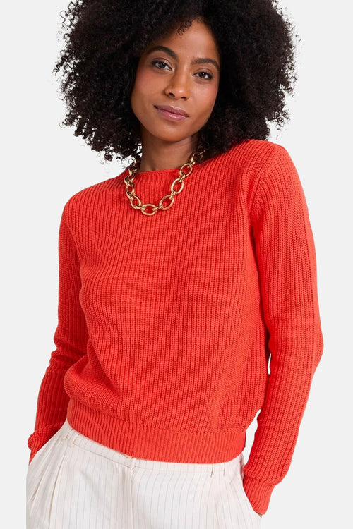 Pull col rond Beige - NAF NAF