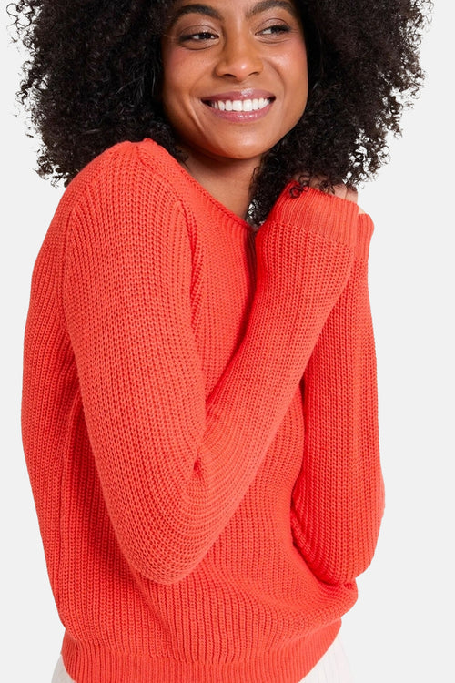 Pull col rond Beige - NAF NAF