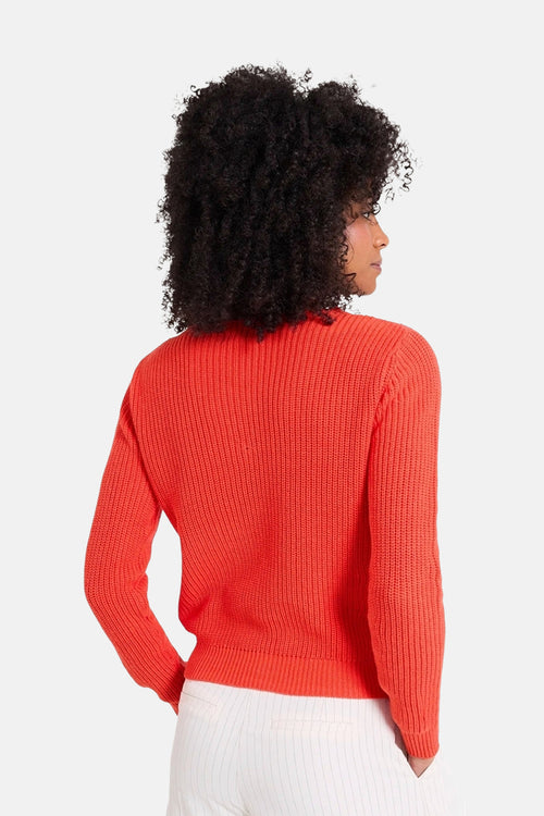 Pull col rond Beige - NAF NAF