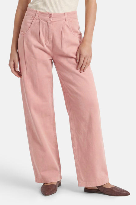 Jeans coloré - rose