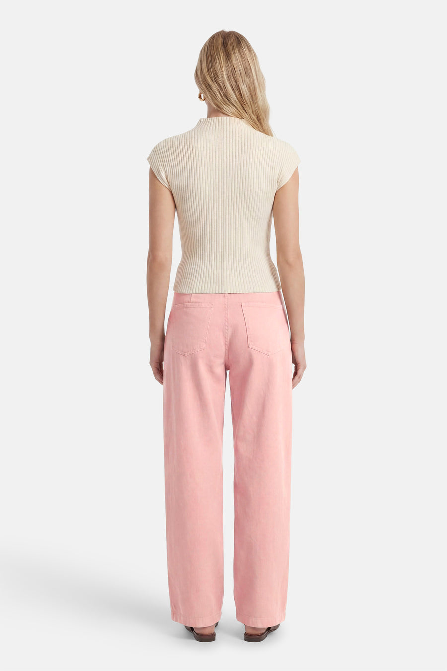 Colored jeans - roze