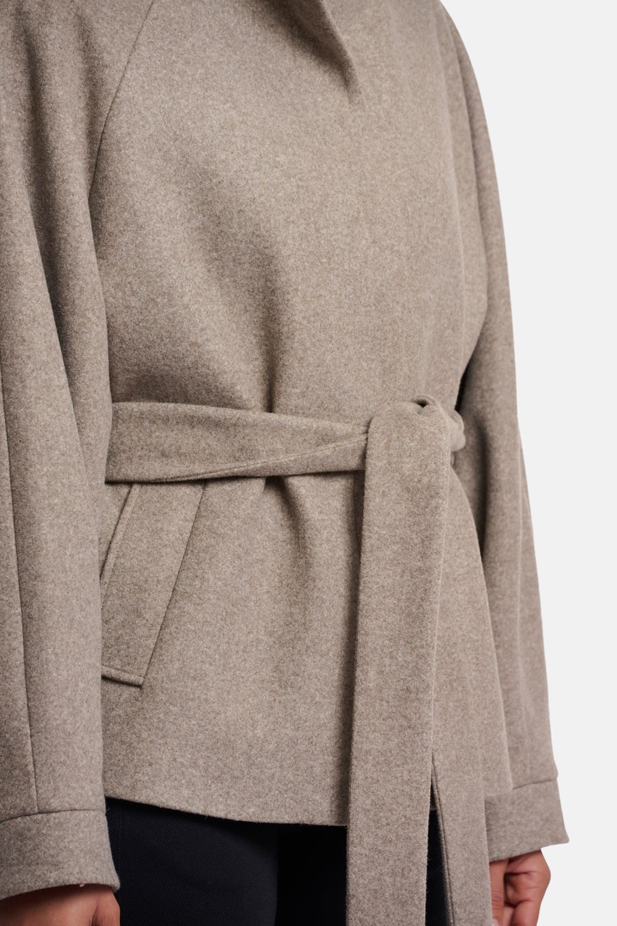 Dames tops jas casual taupe - RINO PELLE