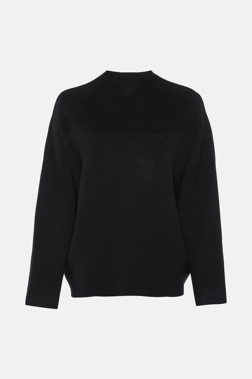 Pull col montant Noir - AMELIE ET AMELIE