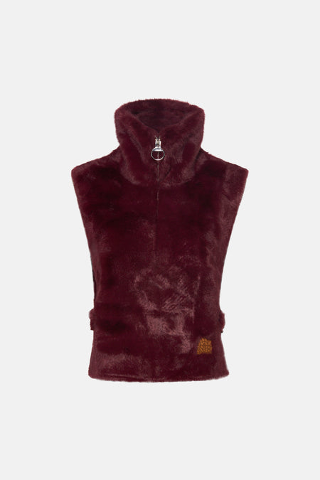 Veste sans manches - Bordeaux