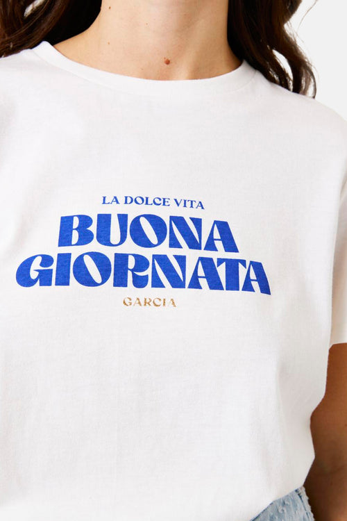 T-shirt (manches courtes) Blanc - GARCIA