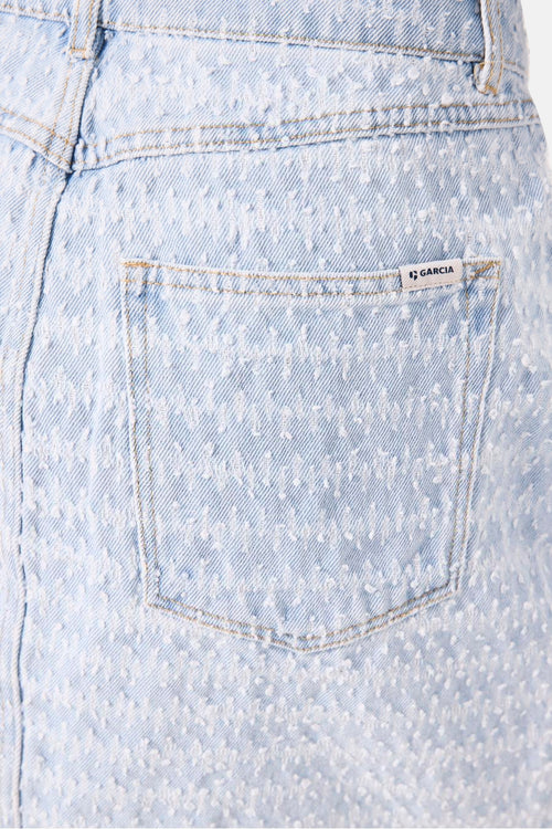 Jupe courte LIGHT BLUE DENIM - GARCIA