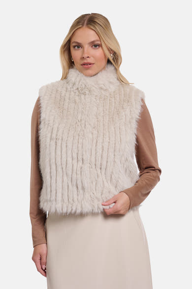 Bodywarmer beige - RINO PELLE