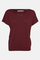 Pull met ronde hals - rood