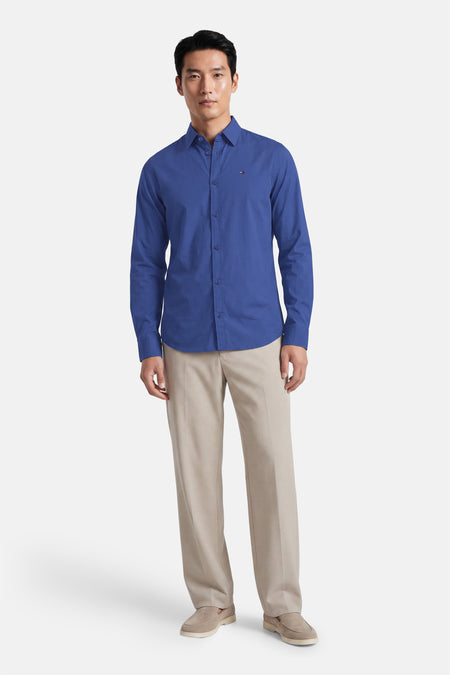 Chemise à manches longues - bleu