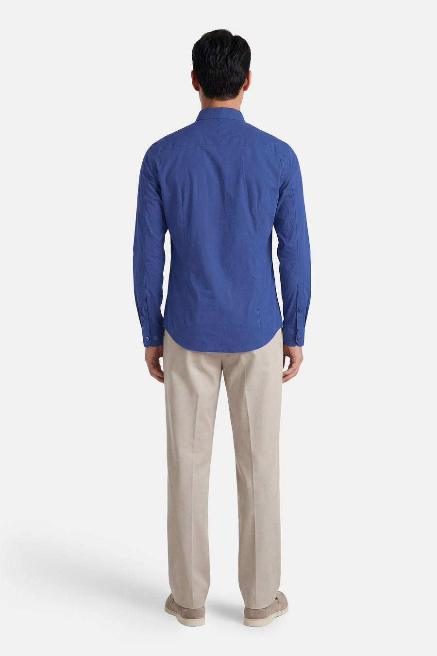 Hemd met lange mouwen - blauw