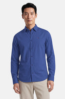 Hemd met lange mouwen - blauw