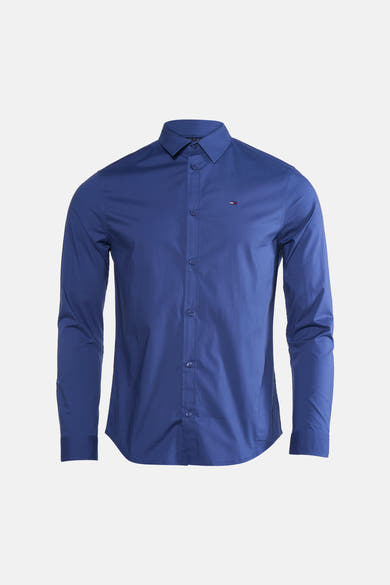 Hemd met lange mouwen - blauw