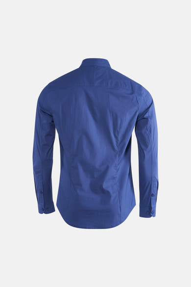 Hemd met lange mouwen - blauw