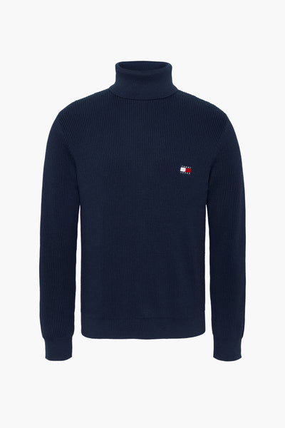 Pull col roulé Bleu - Tommy Jeans