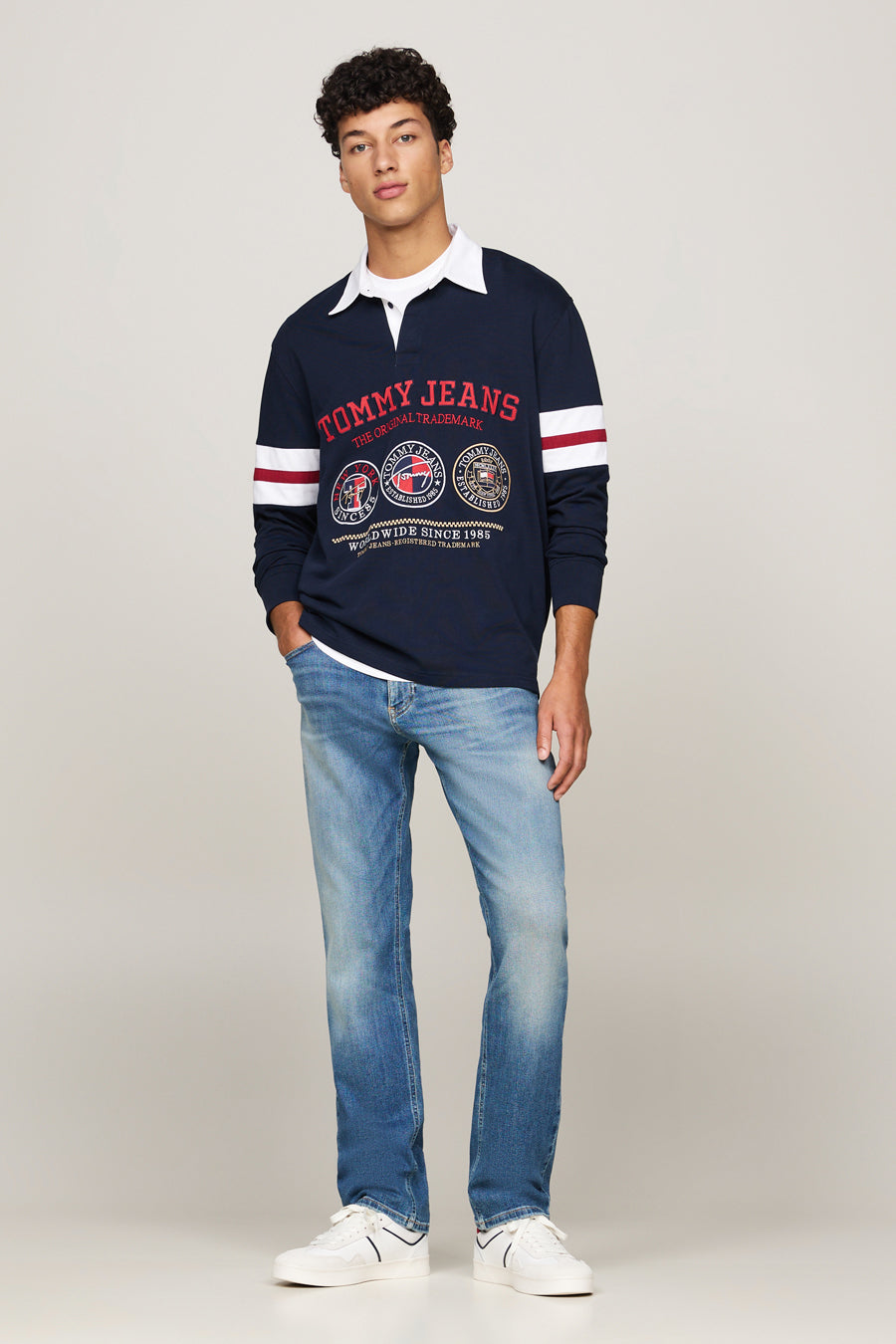 Jean droit MID BLUE DENIM - Tommy Jeans