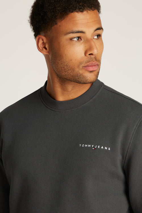 Sweat col rond noir - TOMMY JEANS