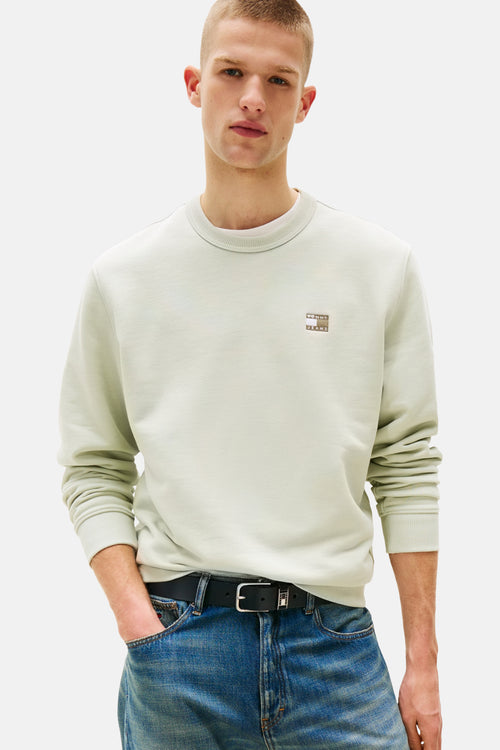 Sweater met ronde hals Groen - Tommy Jeans