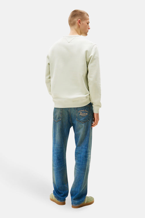 Sweater met ronde hals Groen - Tommy Jeans