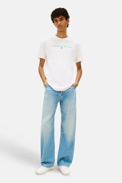 T-shirt (korte mouwen) ecru - TOMMY JEANS