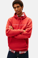 Sweat à capuche rouge - TOMMY JEANS