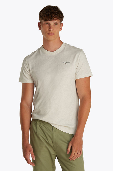 T-shirt (korte mouwen) Ecru - Tommy Jeans