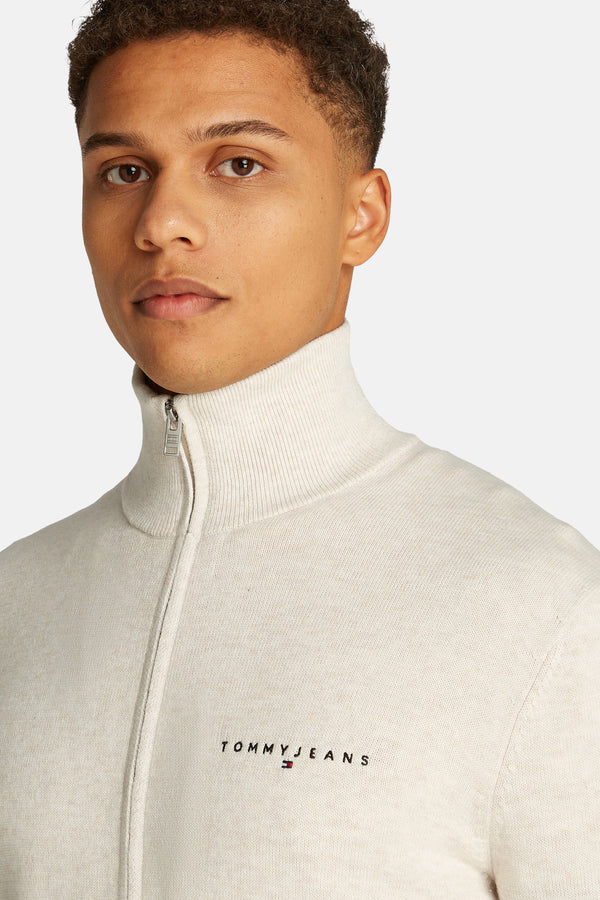 Pull col roulé Écru - Tommy Jeans