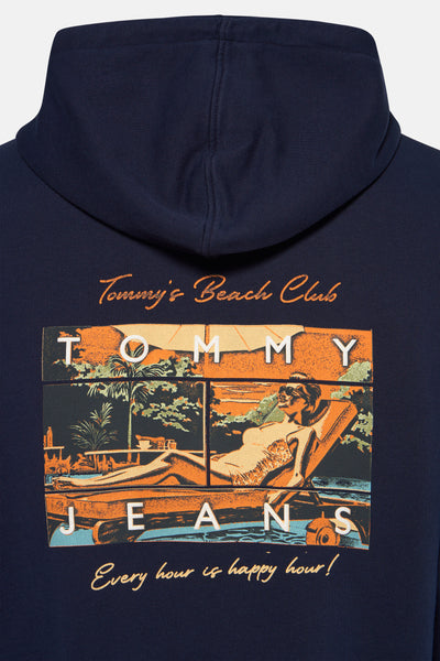 Sweat à capuche Bleu - TOMMY JEANS